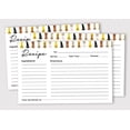 thumbnail image 2 of Inkdotpot Recipe Card 6x4 inch Single-Sided Recipe Design Cards Cat/ Dog Paw Recipe Cards Wedding-Bridal Shower-Baby Shower- Pack of 50, 2 of 6