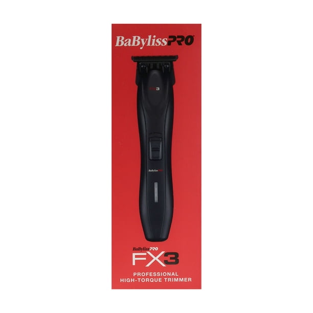 メンズシェーバー BaByliss Pro FX3 Trimmer Black #FXX3TB BaByliss Pro FX3 Professional High Torque Trimmer - Black