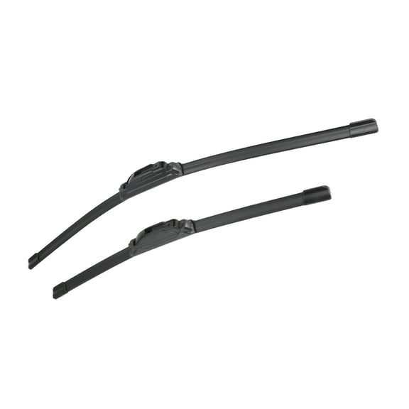Unique Bargains 2pcs 24" 24" Silicone Front Windshield Wiper Blade Replacement for Toyota Yaris 2010-2015 J / U Hook