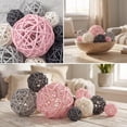 thumbnail image 6 of BlinkL White Valentine's Day Wicker Decorative Balls 36 Count, 6 of 6
