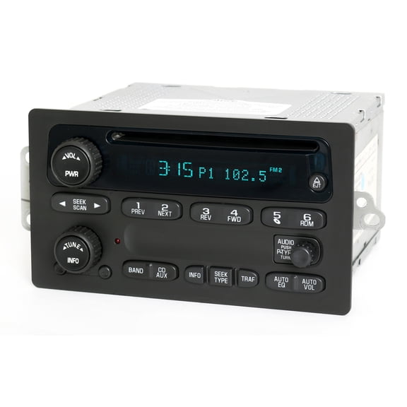 Restored UNLOCKED Chevy GMC 2003-2005 Truck Factory OEM Radio AM FM CD Player 10357894 (Refurbished)