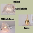 thumbnail image 7 of Flower Shape Clear Glass Pendant Lighting for Kitchen Sink, Transparent Glass Pendant Light for Dining Room Table, Modern Simple Ceiling Hanging Lamp for Kitchen Island, Chandelier for Bar Counter, 7 of 7