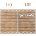 thumbnail image 4 of Wedding Invitations with Envelopes – Farmhouse Rustic Invitation for Wedding Couple,Bridal Shower, Engagement – 30 Cards With Envelopes, 4 of 4
