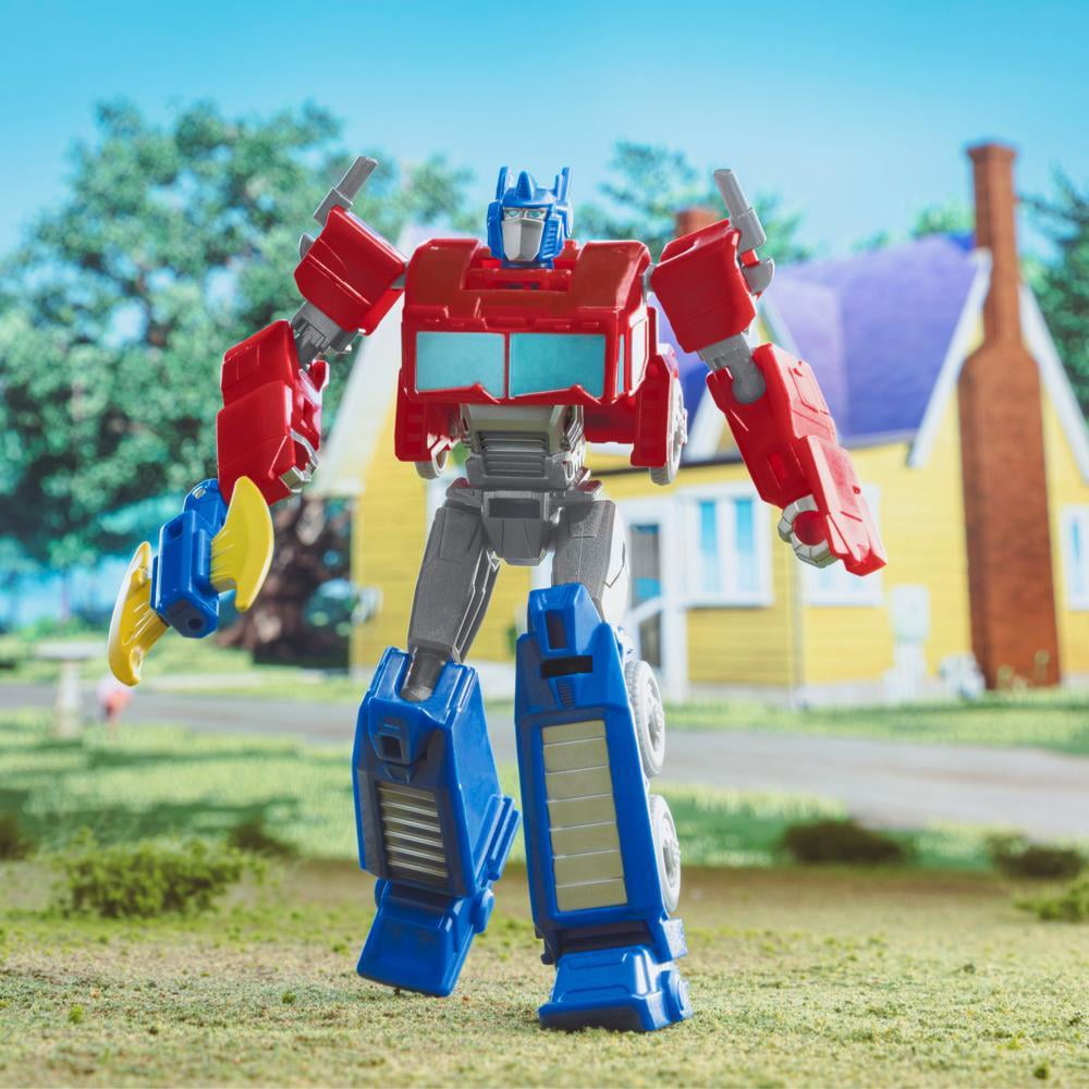 Transformers: EarthSpark Optimus Prime Kids Toy Action Figure for Boys and Girls Ages 6+ (5”)