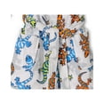 thumbnail image 3 of Komar Kids Cotton Robe Hooded Ocean Print Terry Robe Cover Up Sizes 4-12, 3 of 4