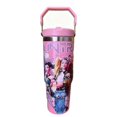 thumbnail image 1 of K-Pop Ghost Hunter Tumble With Lid and Straw - 30oz Stainless Steel Insulated Thermos Cup for Kids, 1 of 5
