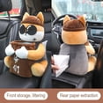 thumbnail image 1 of Wmool Cute Plush Dog Car Tissue Box Central Console Plush Dog Tissue Box✨w Car Q7, 1 of 8