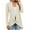 Beige-camisetas para mujer de algodon, variant on Dressy Casual Cardigans for Womens Drape Open Front Outwear Ruffles Long Sleeve Duster Cardigan Elegant Embroidery Blouse Tops Lightweight Work Coats Navy M