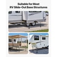 thumbnail image 5 of VEVOR RV Slide Out Support Jack, 2 PCS Camper Slide-Out Leveling Jack, Powder-Coated Steel Support Jacks for RV, Camper, Travel Trailer, Supports Up to 1000lbs, Adjustable from 21.3 inch to 48 inch, 5 of 9
