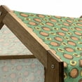 thumbnail image 4 of Peach Pet House, Hand-Drawn Peach Fruits Pattern as Repeating Half Slice with Illustration Print, Outdoor & Indoor Portable Dog Kennel with Pillow and Cover, 5 Sizes, Multicolor, by Ambesonne, 4 of 4