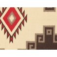 thumbnail image 2 of Pasargad Home Tuscany Style 97" x 119" Hand-Woven Wool Area Rug in Brown/Mocha, 2 of 6