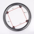 thumbnail image 2 of 42T MTB Bicycle Bike Crankset Chain Wheel Cover Guard Protector 9.7-10.7 Black hollow, 2 of 6