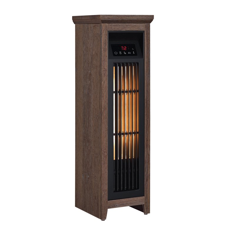 Powerheat® Infrared Quartz Tower Heater, Laguna Oak - Walmart.com