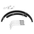 thumbnail image 4 of koolsoo Folding Bike Mudguard Front & Rear Fenders Adult Mud Guard for Sports Riding 16inch Black, 4 of 9