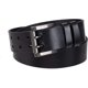 thumbnail image 2 of Cinturón informal de doble punta para hombre, cinturón de piel de vaca pura, cinturón hecho a mano de cuero genuino para hombre, negro, 45,27 pulgadas, 2 of 3