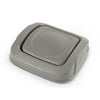 Toter Slimline 25 Gal. Graystone Square Swinging Trash Can Lid