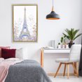 thumbnail image 3 of Stupell Industries Contemporary Colorful Eiffel Tower Gold Floating Frame Canvas Art, 21 x 31, by Creative Studio, 3 of 8