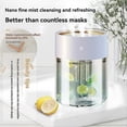 thumbnail image 2 of 2L Large-Capacity Transparent Humidifier USB Mute with LED Lamp, 2 of 5