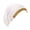 White, variant on Muslims Solid Color Brimless Turban Hat For Women with Lace Flower Trim Quick Wear Stretchy Slouch Hijab Hat for Daily