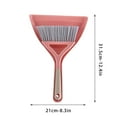thumbnail image 3 of Small Mini Hand Broom Dustpan : Small Broom and Dustpan Set, Mini Broom and Dustpan Set, Hand Broom and Dustpan Set,Mini Dustpan and Brush Set for Cat Litter, Kitchen, Tables, Countertops, Cars, etc., 3 of 5