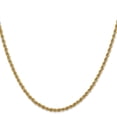 thumbnail image 2 of Auriga Fine Jewelry 14K Yellow Gold 2.5 mm Regular Rope Chain Necklace for Women 28", 2 of 7