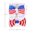 thumbnail image 2 of YESIMOLA 4Th Of July Hair Accessories Toddler Baby Girls Print Stretch Bow Hair Bows Clips Patriotic Hairpin Headwear Set Red or White or Blue Color, 2 of 4