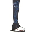 thumbnail image 2 of Ice Skating Pants with "Skate with ornament " blue crystals applique, 2 of 2