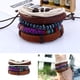 thumbnail image 3 of Pulsera de mujer Ormromra con kit de Pulsera de cuerda de cáñamo de Cuero tejido Retro de moda 4 Uds, 3 of 7