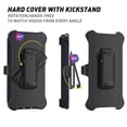 thumbnail image 2 of Heavy Duty Defender Rugged Holster Case for iPhone 15/15 Plus/15 Pro/15 Pro Max, 2 of 9