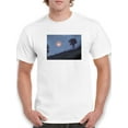 thumbnail image 1 of Field Under Moonlight T-Shirt Men -Ali Ghanaat Designs, Male XX-Large, 1 of 4