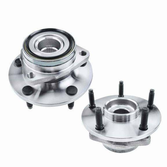 A-Premium Wheel Hub and Bearing Assembly Compatible with Dodge Ram 1500 1994-1999 4WD Front Left and Right 2-PC