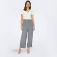 thumbnail image 4 of RPVATI Womens Lightweight Pants with Pockets High Waist Comfy White Gauze Pants Casua Lightweight Loose Trousers Gray XL, 4 of 7
