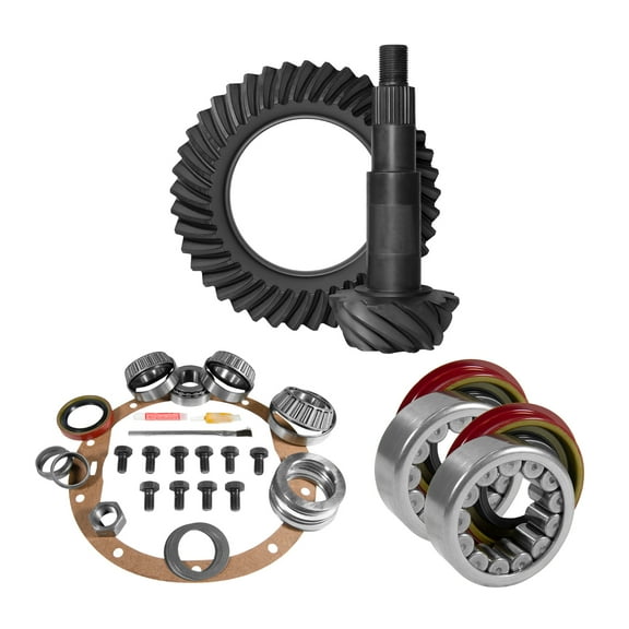 8.5" GM 4.11 Rear Ring & Pinion, Install Kit, Axle Bearings, 1.78" Case Journal