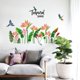 thumbnail image 4 of Un conjunto de pegatinas de pared de pájaros y plantas tropicales, pegatina de pared, Mural D, 4 of 5