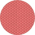 thumbnail image 1 of Ahgly Company Machine Washable Indoor Round Transitional Red Area Rugs, 8' Round, 1 of 7