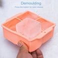 thumbnail image 3 of HomeLife Silicone Ice Cube Trays with Removable Lids Square Ice Mold BPA-Free Easy Release Stackable Large Ice Maker for Whiskey Cocktail, 3 of 13