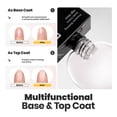 thumbnail image 4 of Set de esmaltes de uñas Beetles Pearl Pink Base & Top Coat, 15 ml, 4 of 6