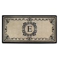 thumbnail image 1 of First Impression Scrolled Medallion Monogrammed Indoor/Outdoor Door Mat, 1 of 11