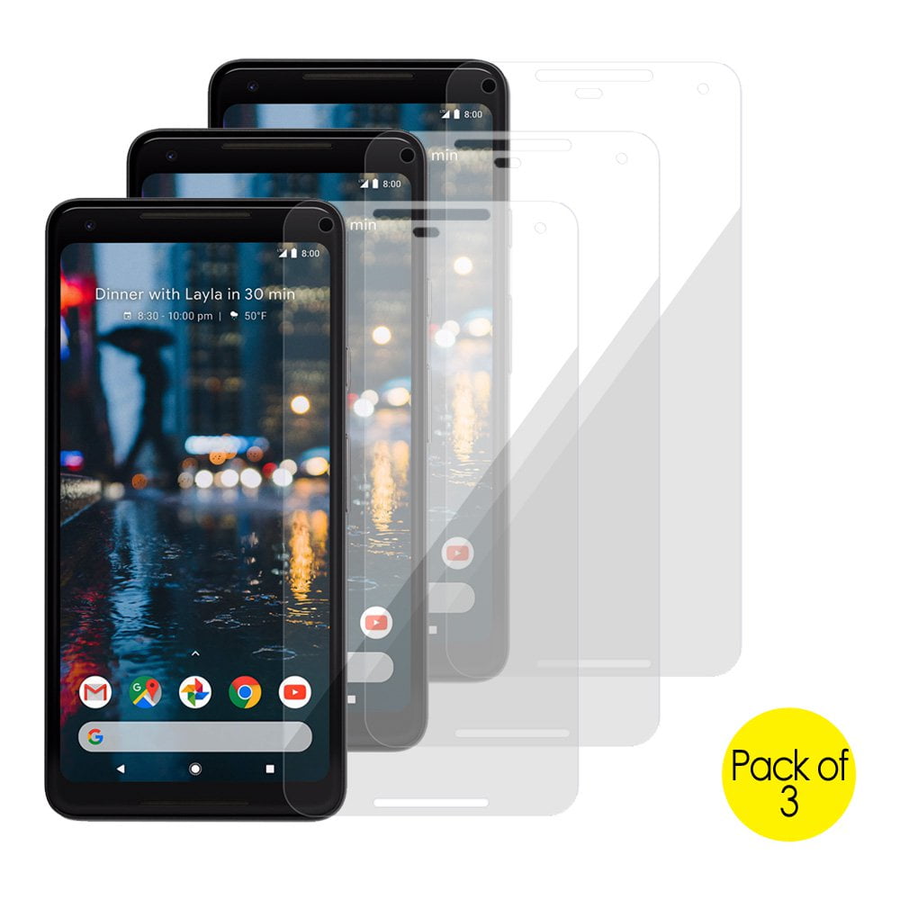 Google Pixel 2 XL Screen Protector, Pack of 3 Premium Full Screen Edge