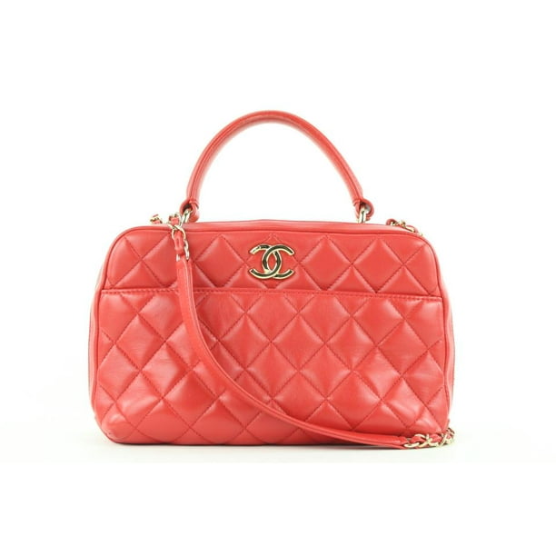 Chanel Chanel Red Quilted Lambskin Trendy Cc Bowling Bag Coco Crossbody 276cas512 Walmart Com Walmart Com Chanel Chanel Red Quilted Lambskin Trendy Cc Bowling Bag Coco Crossbody 276cas512 Walmart Com Walmart Com