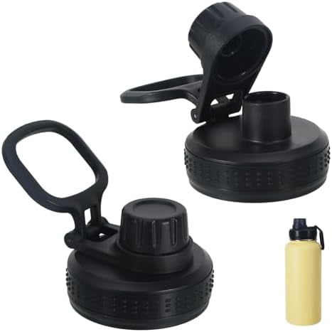 Replacement Lid Compatible with Rtic Outback Bottle 32oz Only(Other Size Not Fit),BPA Free and Leakproof Spout Lid,2PCS