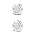 thumbnail image 2 of Billuyoard Mini luz LED de noche, armario, cajón, pared, lámpara de ambiente regulable, 3,5 W, ABS, suministros de iluminación que funcionan Blanco cálido 2Conjunto, 2 of 6