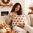 thumbnail image 7 of Antqov Fall Pillow Covers, 18x18" Patchwork Pumpkin Throw Pillow Covers Soft Vintage Thanksgiving Pillowcase for Sofa Bed Living Room Home Decor, 7 of 7