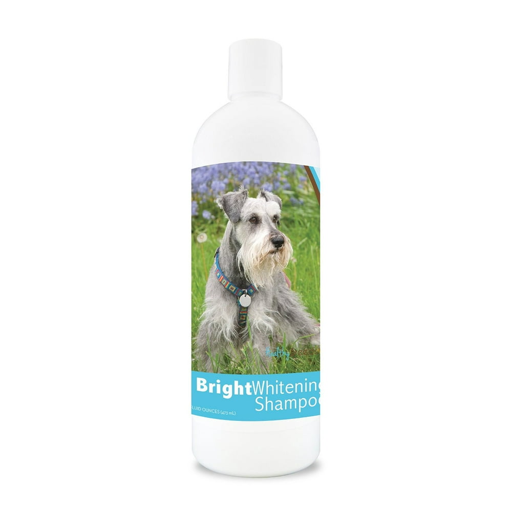 Healthy Breeds Miniature Schnauzer Bright Whitening Dog Shampoo 12 oz