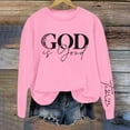 thumbnail image 2 of Women Blouses Fashion Sweat Shirt Scrub Tops Long Sleeve Women Hoodies Ladies Zip up Cute Crop Top Sweaters Thin Sweatshirt Wide Neck Sweatshirts Shirt Sports Fitted Athletic Pullover Zippe Pink XL, 2 of 3