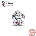 thumbnail image 1 of New 925 Sterling Silver Mickey Minnie Vinnie Charm of ley 925 Chain Beaded Fit Original Pandora Bracelet DIY Ladies Jewelry, 1 of 5
