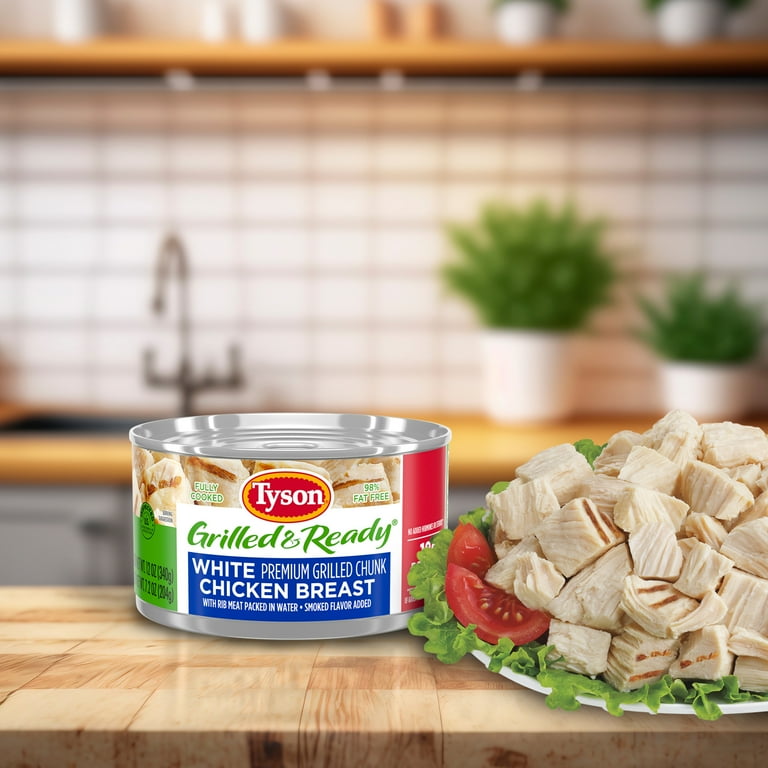 Tyson® Grilled & Ready® Premium Grilled Chunk White Chicken