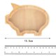 thumbnail image 3 of Alcancía de madera con forma de cerdito, contenedor para guardar dinero en efectivo, caja para ahorrar monedas, escultura decorativa Cerdo, 3 of 7