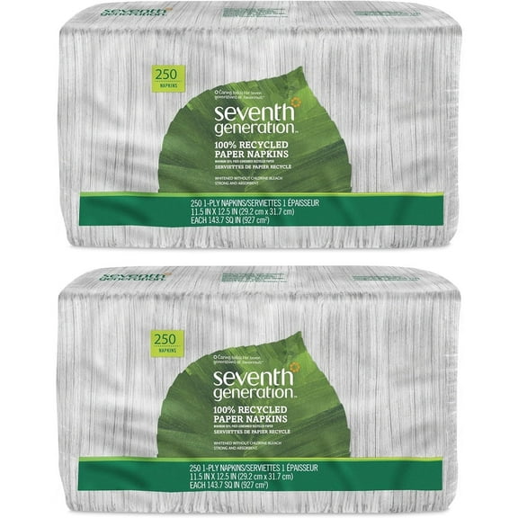 , White Lunch Napkin 1-ply zRbifyj, 2Pack (250 Count)