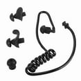 thumbnail image 4 of Tubo acústico de repuesto ergonómico con bobina acústica y auriculares para radios bidireccionales Motorola (negro), 4 of 14